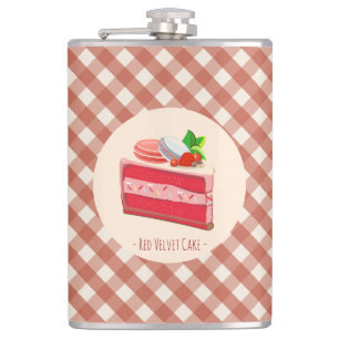 Cantil Bolo Red Velvet com Cream Cheese de Morango
