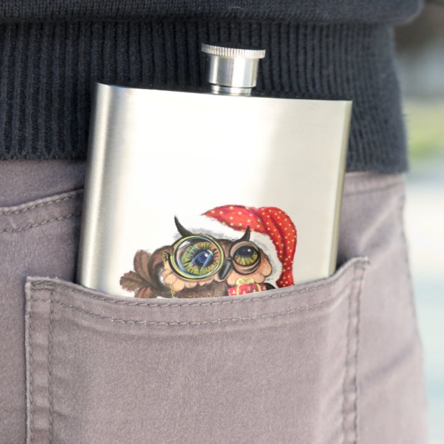 Cantil Bolsa de Natal, Presente, Coruja de Bebê com Prese (In loco)