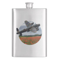 Bombardeiro Lancaster Sobre Um Campo De Pipoca