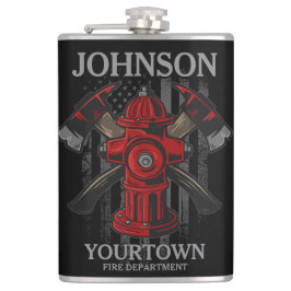 Cantil Bombeiro NOME Fire Department Hydrant USA Flag