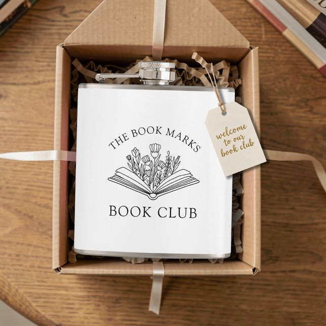 Cantil Book Club Name Personalized Gift Favor (Criador carregado)