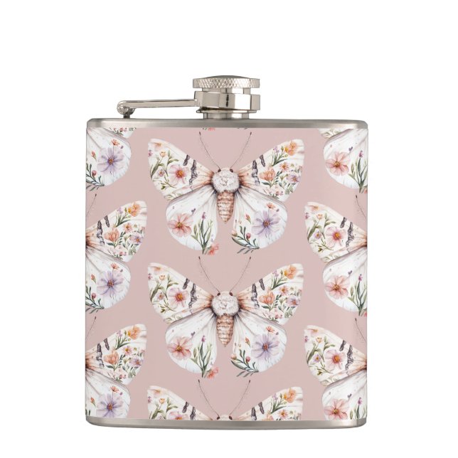 Cantil Borboleta Floral Boho Wildflower (Frente)