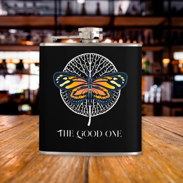 Cantil Borboleta Simples Preta e Branca (Criador carregado)