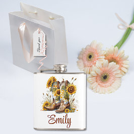 Cantil Botas e Girassóis Coloridos