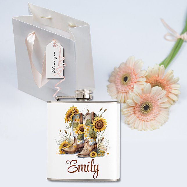 Cantil Botas e Girassóis Coloridos (Criador carregado)