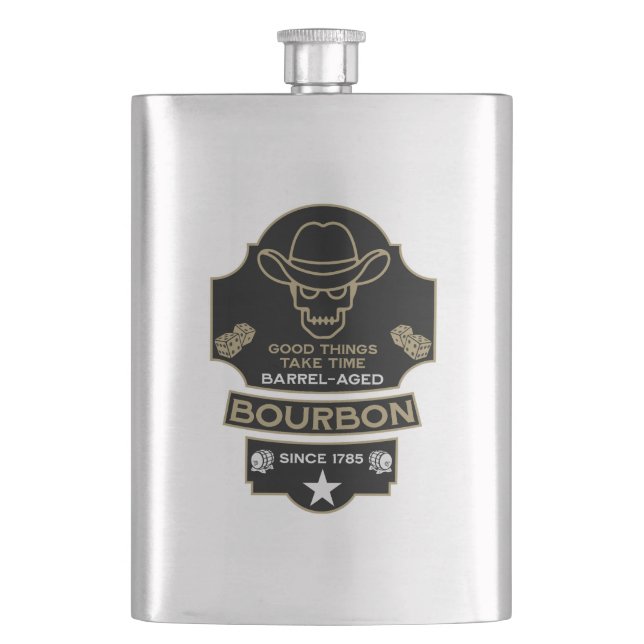 Cantil Bourbon Whiskey Art (Frente)