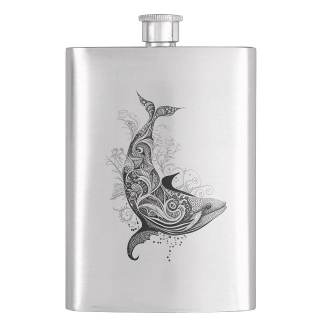 Cantil Branca Natureza Selvagem Animal Ilustração Arte (Frente)