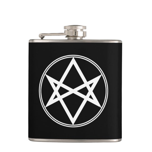 Cantil Branco Unicursal do Hexagram de Falln (Frente)