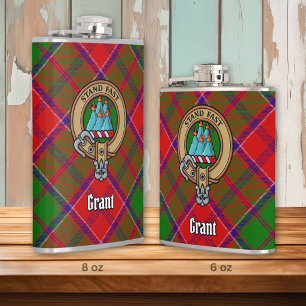 Cantil Brasão do Clã Grant sobre Tartan