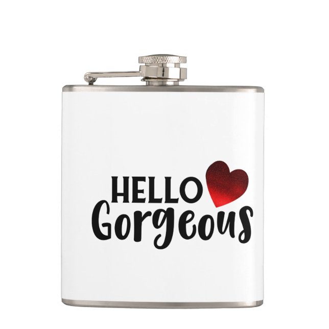 Cantil Bride Flask, 6 oz. Frasco de anca (Frente)