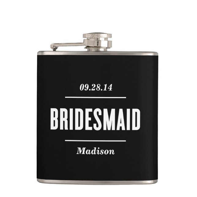 Cantil Bridesmaid | Wedding Flask (Frente)