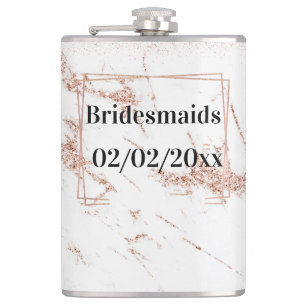 Cantil Bridesmaids Tumbler: Elegância Rosa Dourada