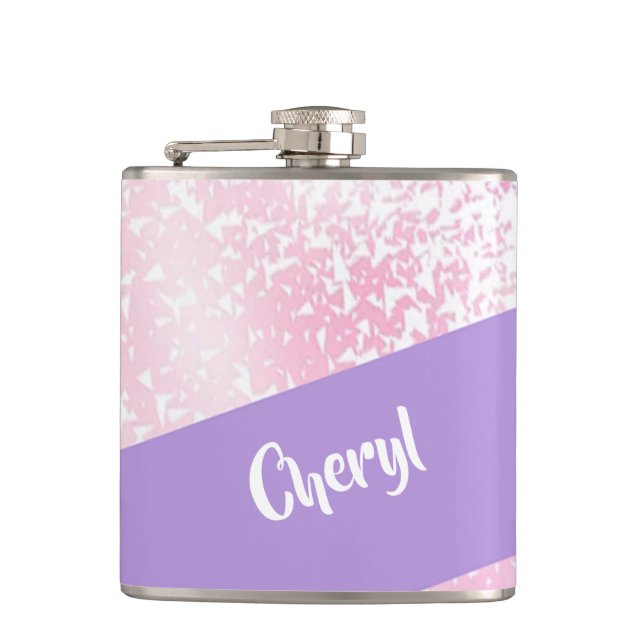 Cantil Brilhante púrpura, rosa e branca (Frente)