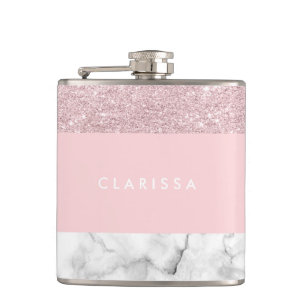 Cantil Brilho cor-de-rosa feminino elegante do ouro &