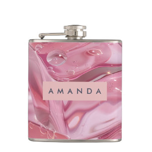 Cantil Brilho Cor-de-Rosa Glossy Gelo Personalizado com B