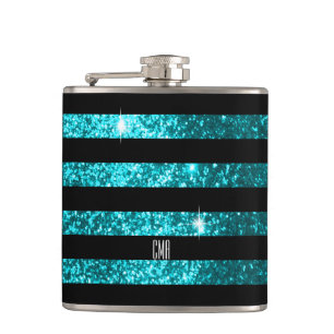 Cantil Brilho da cerceta & monograma das listras   DIY do