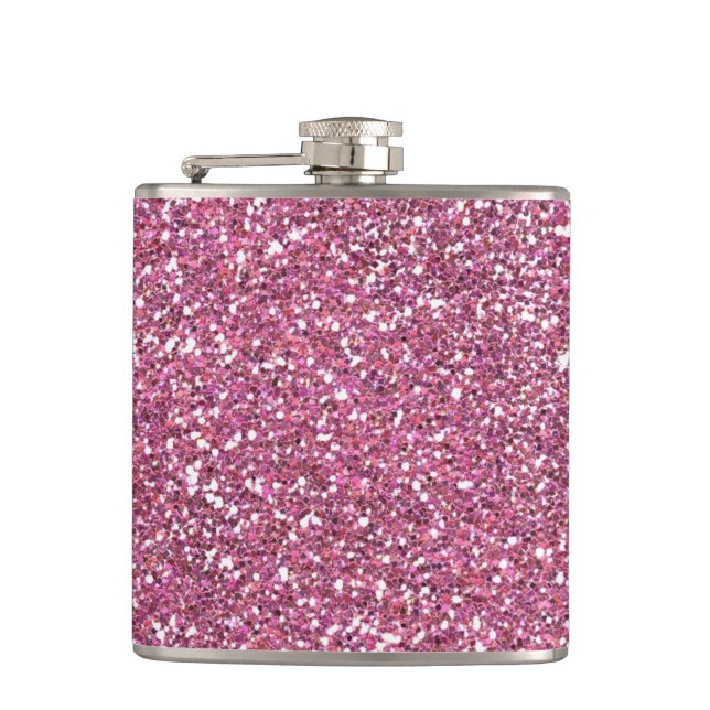 Cantil Brilhos cor-de-rosa brilhantes Glittery (Frente)