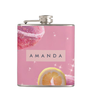 Cantil Brinde Cor-de-rosa Glam Glamour Personalizado