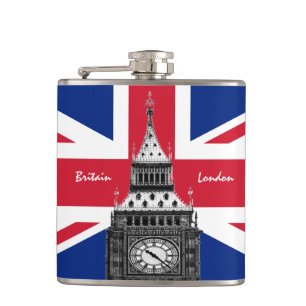 Cantil British Flag & Big Ben - Londres, Reino Unido/fãs