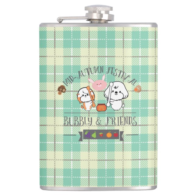 Cantil bubble e amigos celebram o festival de outono do m (Frente)