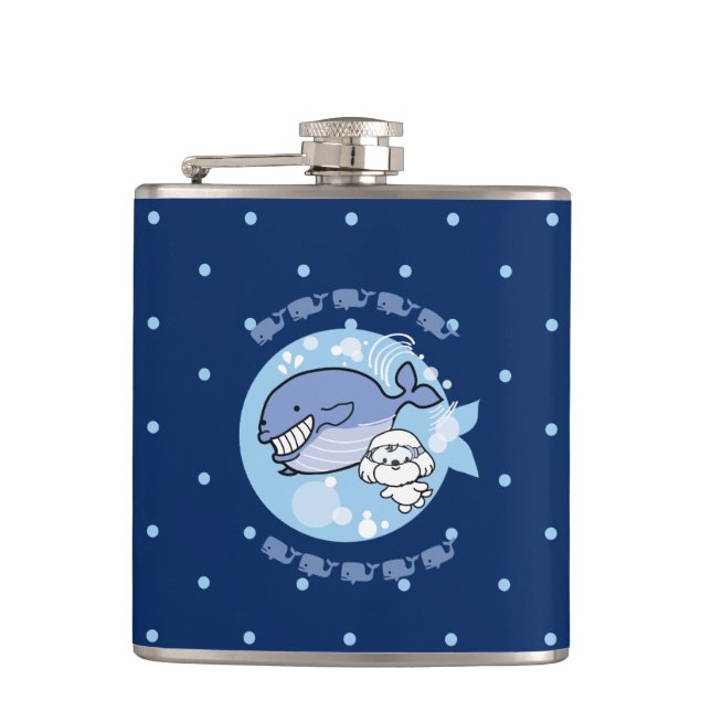 Cantil Bubble está nadando com baleia (Frente)