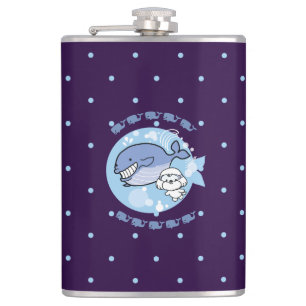 Cantil Bubble está nadando com baleia