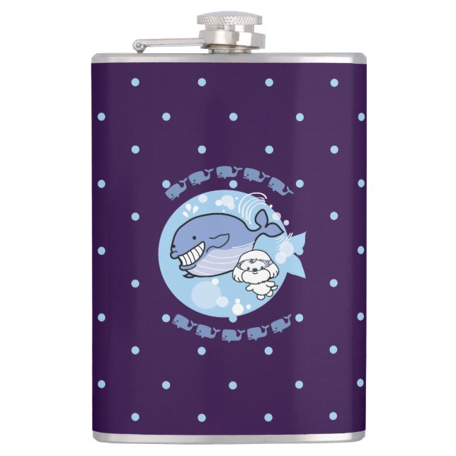 Cantil Bubble está nadando com baleia (Frente)