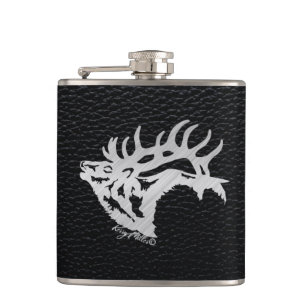 Cantil Bull Elk Flask