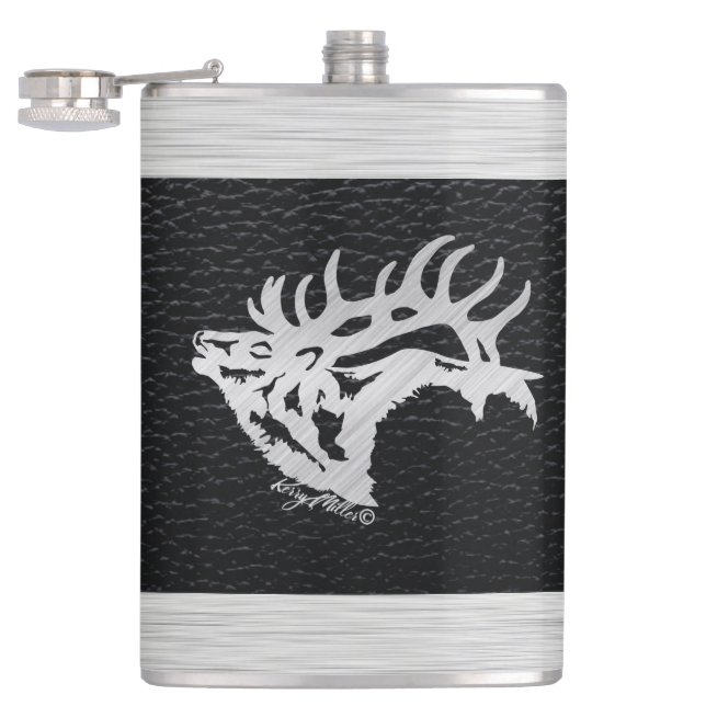 Cantil Bull Elk Flask (Aberto)
