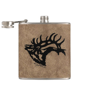 Cantil Bull Elk Flask