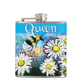 Cantil Bumble Bee Whimsical em Daisies Personalizado