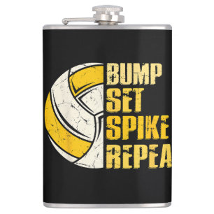 Cantil Bump Set Spike Repete Voleibol Engraçado