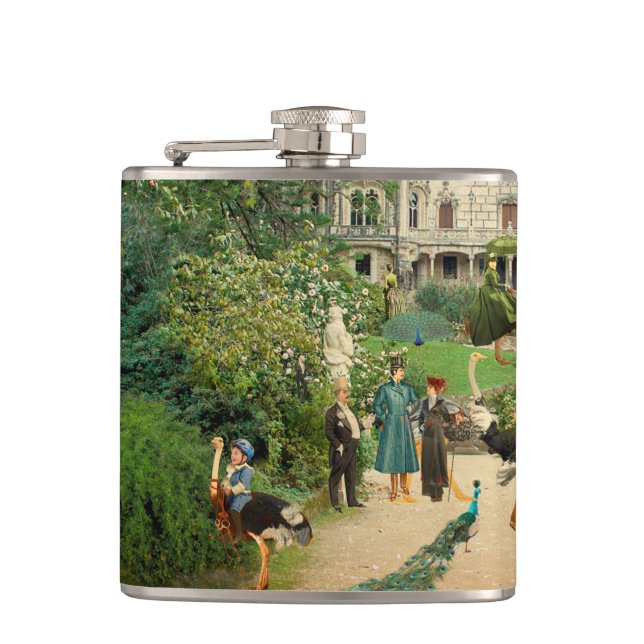 Cantil Cabalgando avestruces en A Regaleira (Portugal) (Frente)