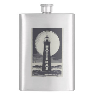 Cantil Cabo Hatteras North Carolina Lighthouse Moon