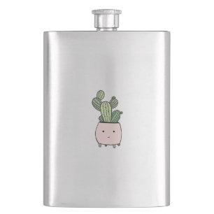 Cantil Cacto de sorriso do Succulent no flowerpot