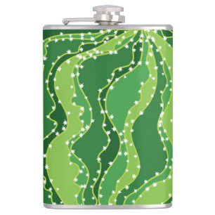 Cantil Cacto verde: motif abstrato natural.