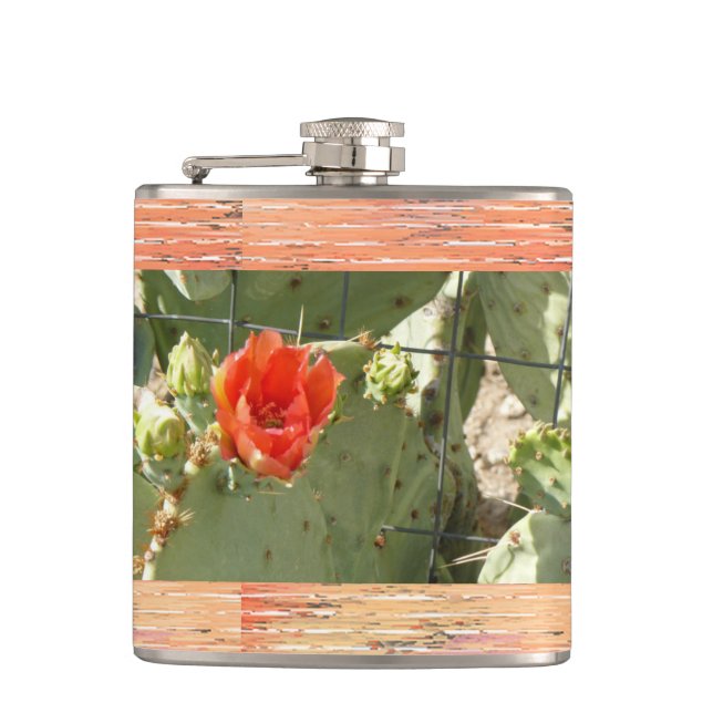 Cantil Cactus Tough e Belo frasco envolto (Frente)