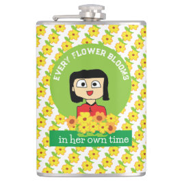 Cantil cada floração florescente em seu próprio tempo