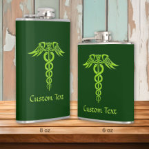 Caduceu Nó Celta Verde