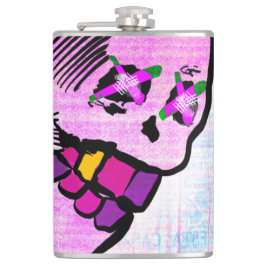 Cantil Calavera Skull Geek NFT Art Pink Roxo