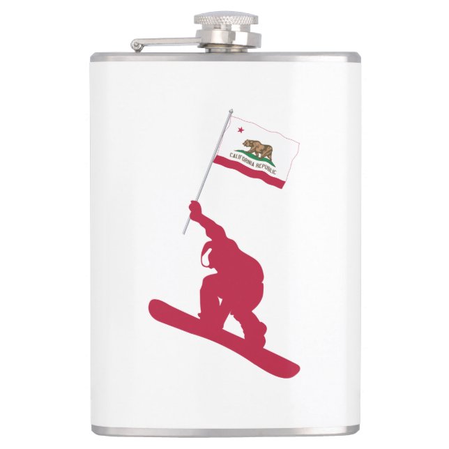 Cantil California Flag Snowboard (Frente)