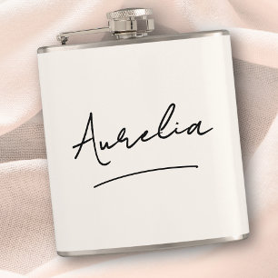 Cantil Caligrafia Personalizada Nome Marfim Despedida de 