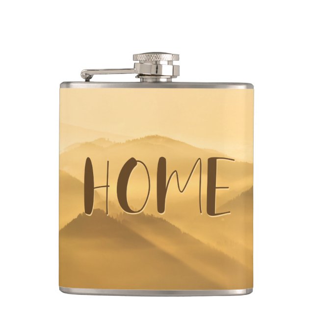 Cantil Camadas de ouro do nevoeiro da manhã asas do sol a (Frente)