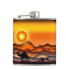 Cantil Camelos do Deserto Sunset