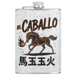 Cantil Camisa de Arte de Cavalo El Caballo Cavalo Espan