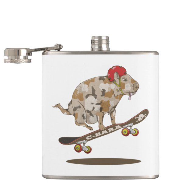 Cantil Camouflage Capybara Skateboard (Aberto)