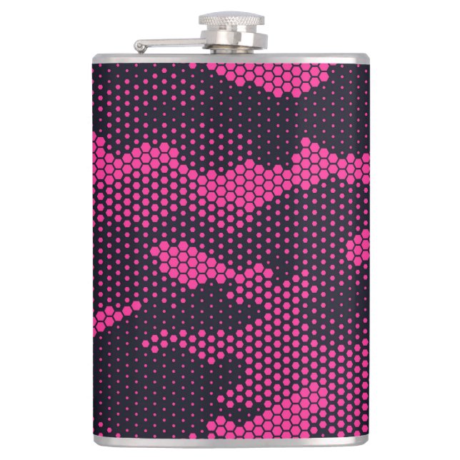 Cantil Camouflage hexagonal, fundo de textura militar (Frente)
