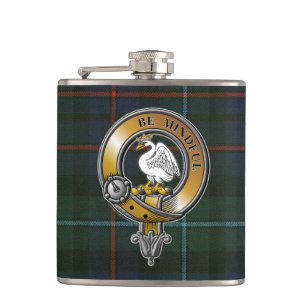 Cantil Campbell Cawdor Tartan e Crachá
