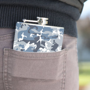 Cantil Camuflagem Azul da Neve de inverno, Militar, Exérc