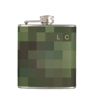 Cantil Camuflagem com pixelização verde LC